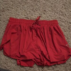Red Women's Shorts